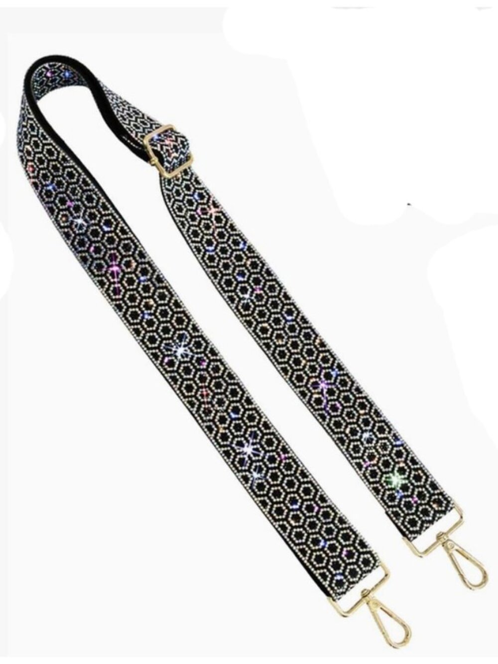 Beehive sparkle Guitar Strap Adjustable replacement crossbody bag strap